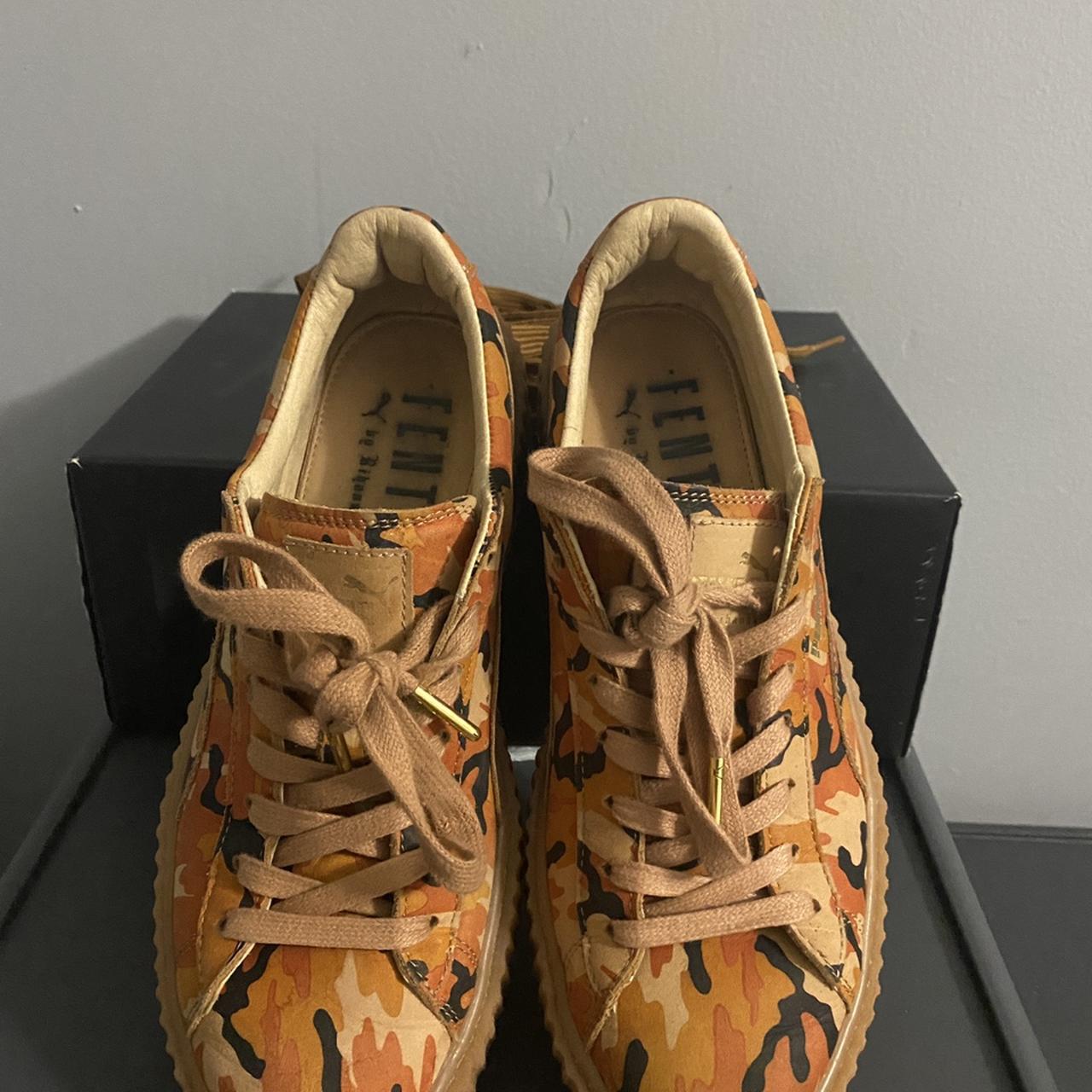 Fenty puma creepers womens hot sale orange