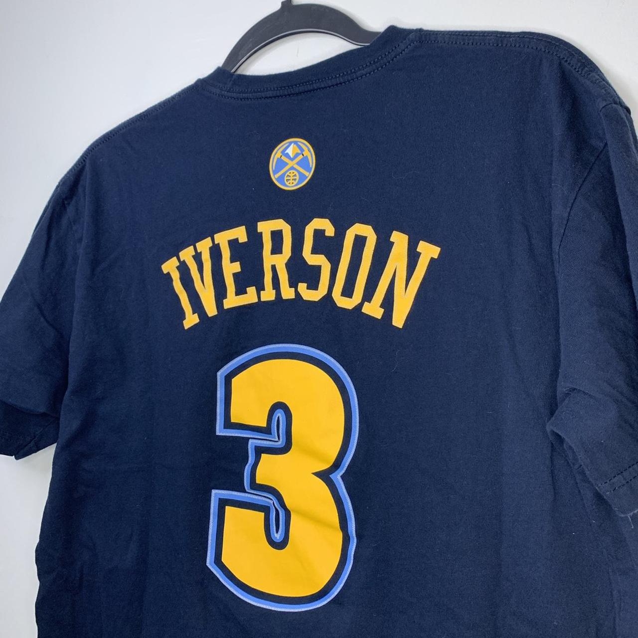 Vintage Nuggets Allen Iverson Jersey NEW WITH - Depop