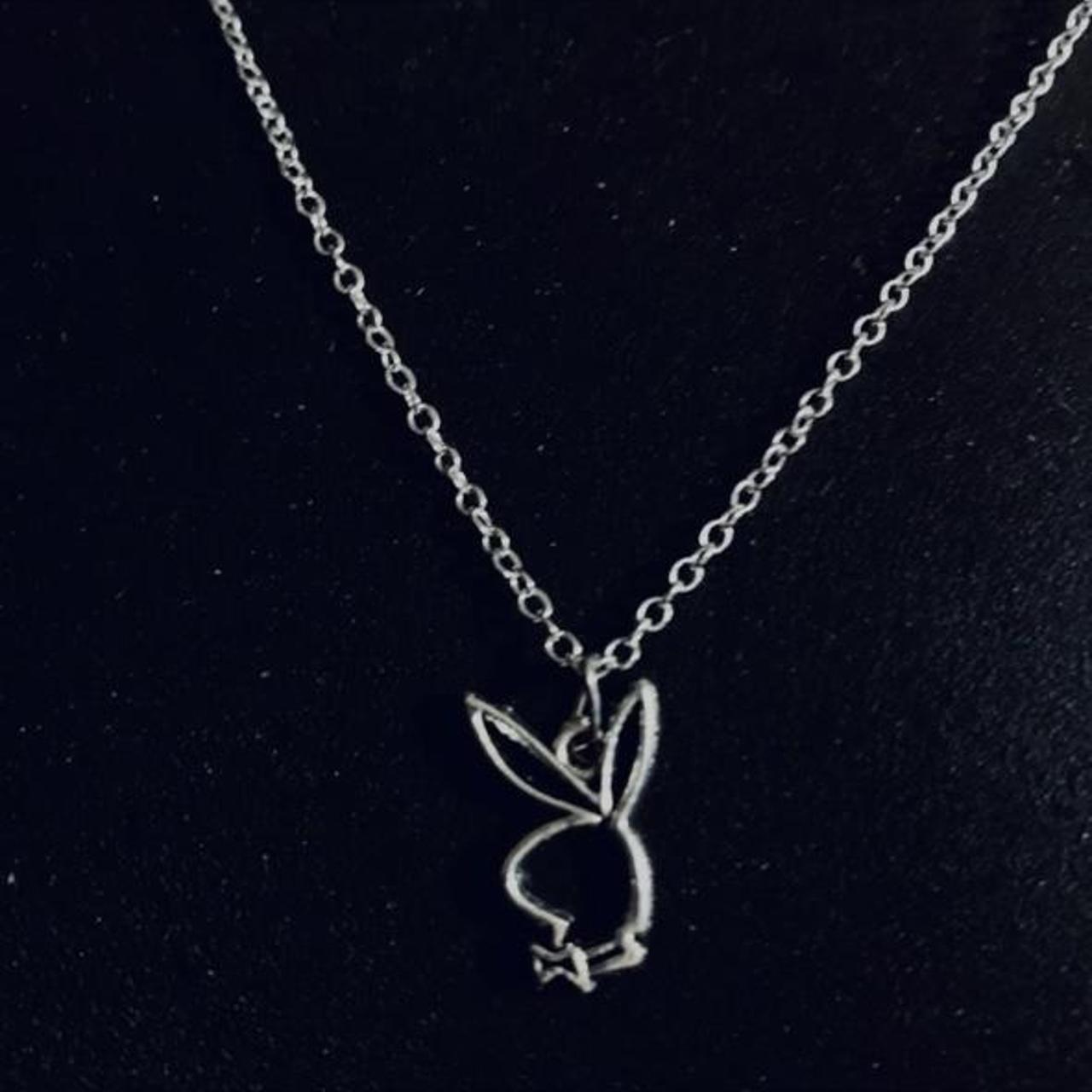 Playboy bunny necklace on sale silver