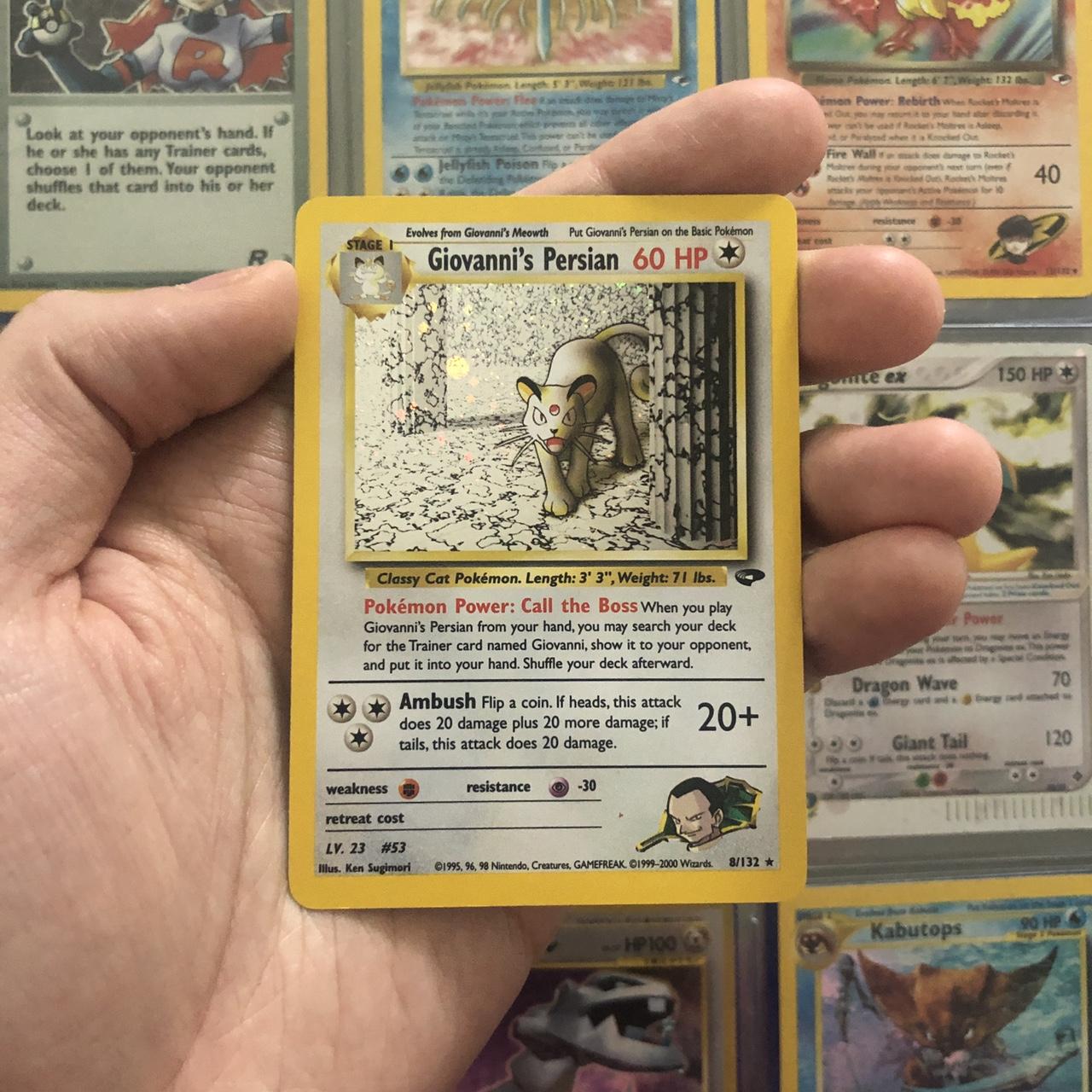 Pokemon Giovanni's Persian 2024 Holo