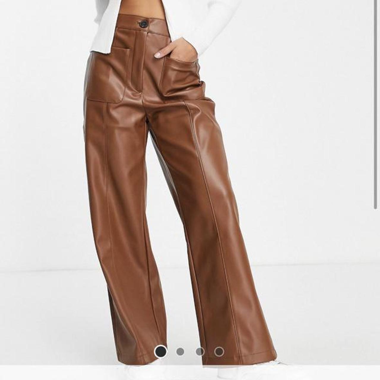 ASOS) petite leather look - Depop