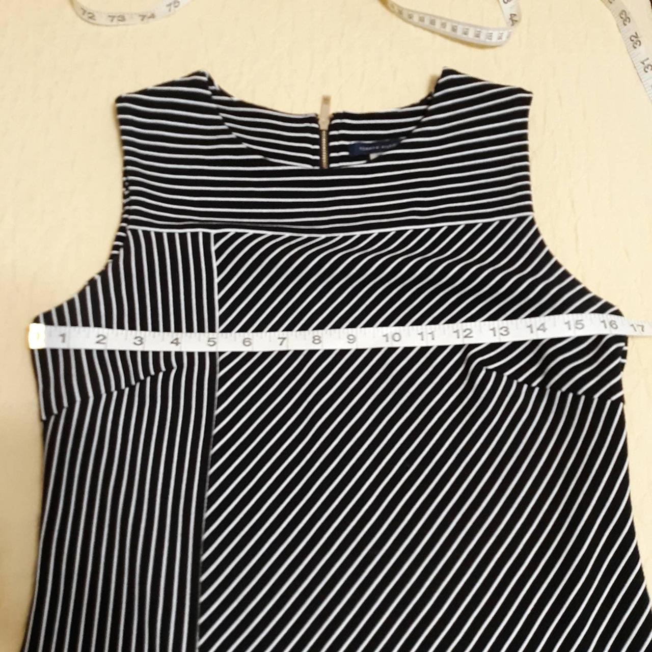 Tommy Hilfiger Women's Black and White Dress | Depop