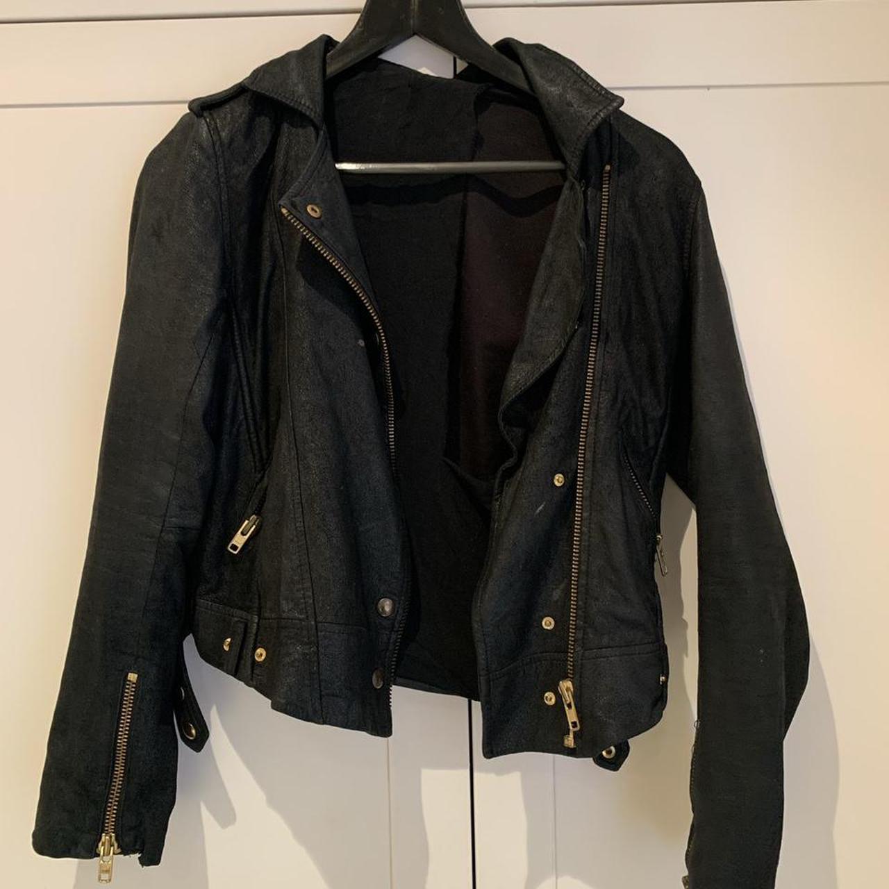 IRO Women's Black Jacket | Depop