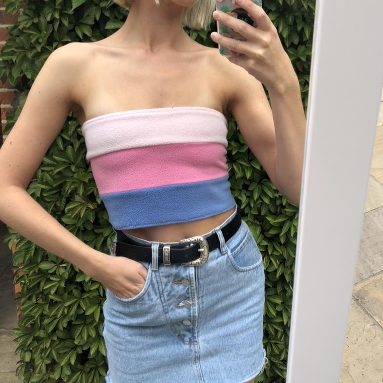 Handmade boob tube / bandeau top made