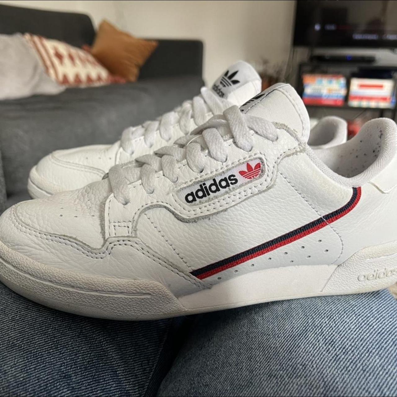 Adidas Continental 80s only worn a few times. Depop