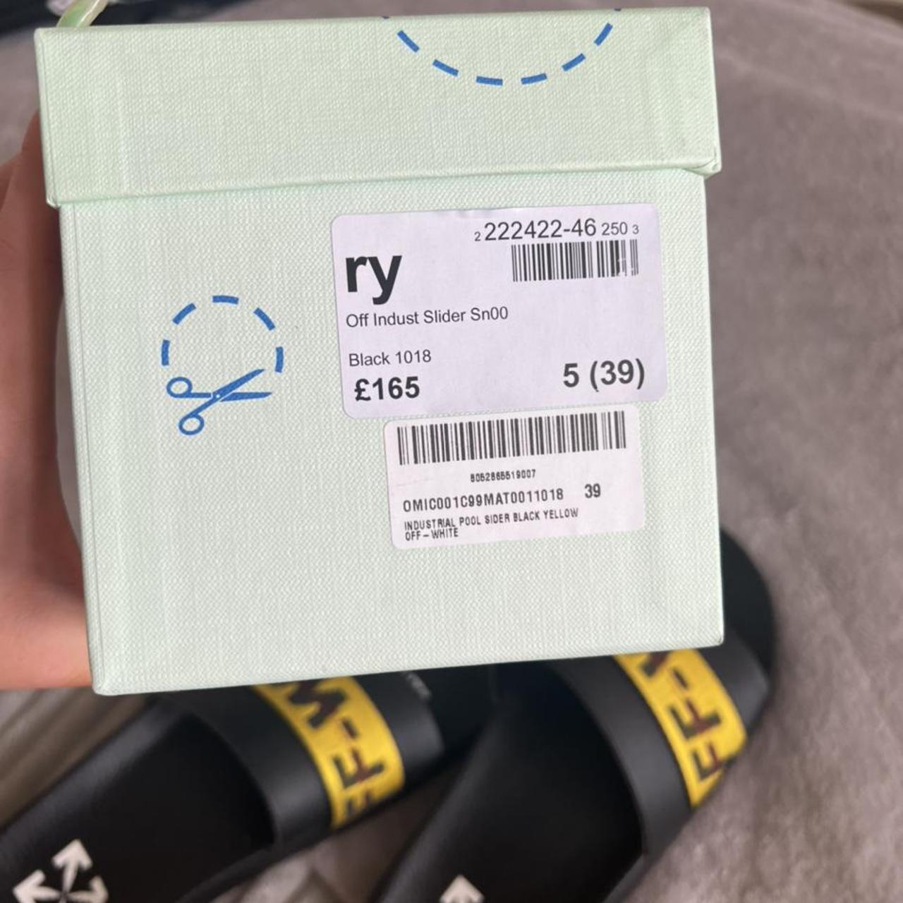 off white sliders pink