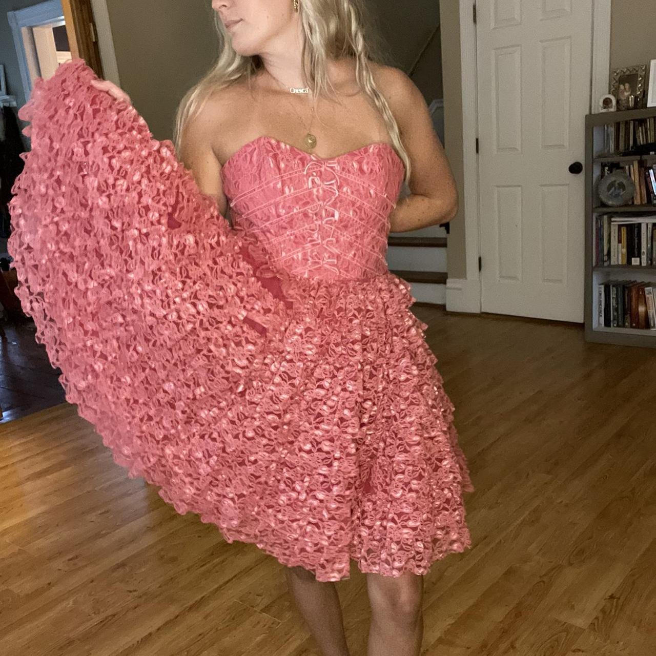 Pink betsey johnson clearance dress