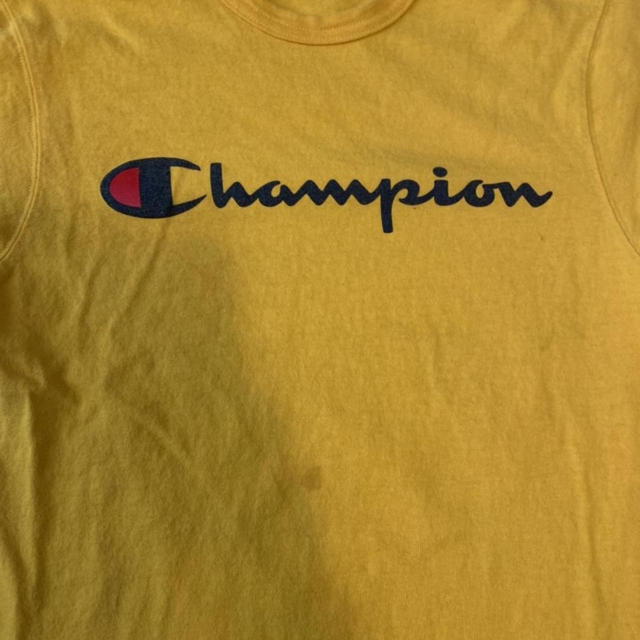 Has a small stain shown on picture #champion - Depop
