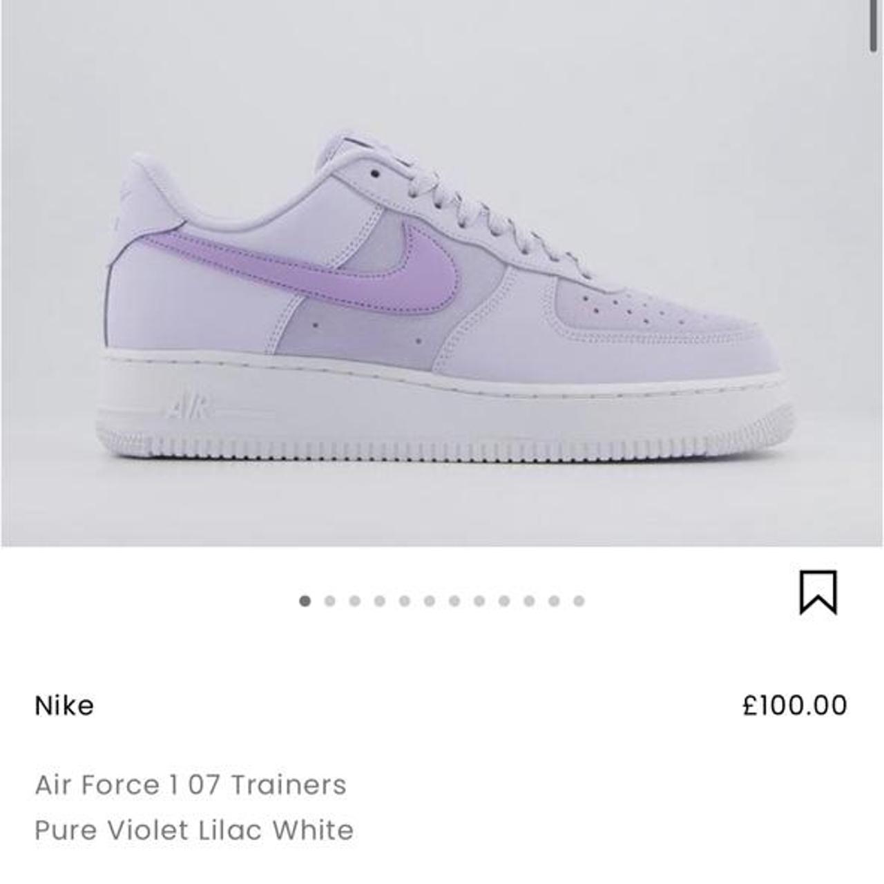 nike air force 1 violet lilac