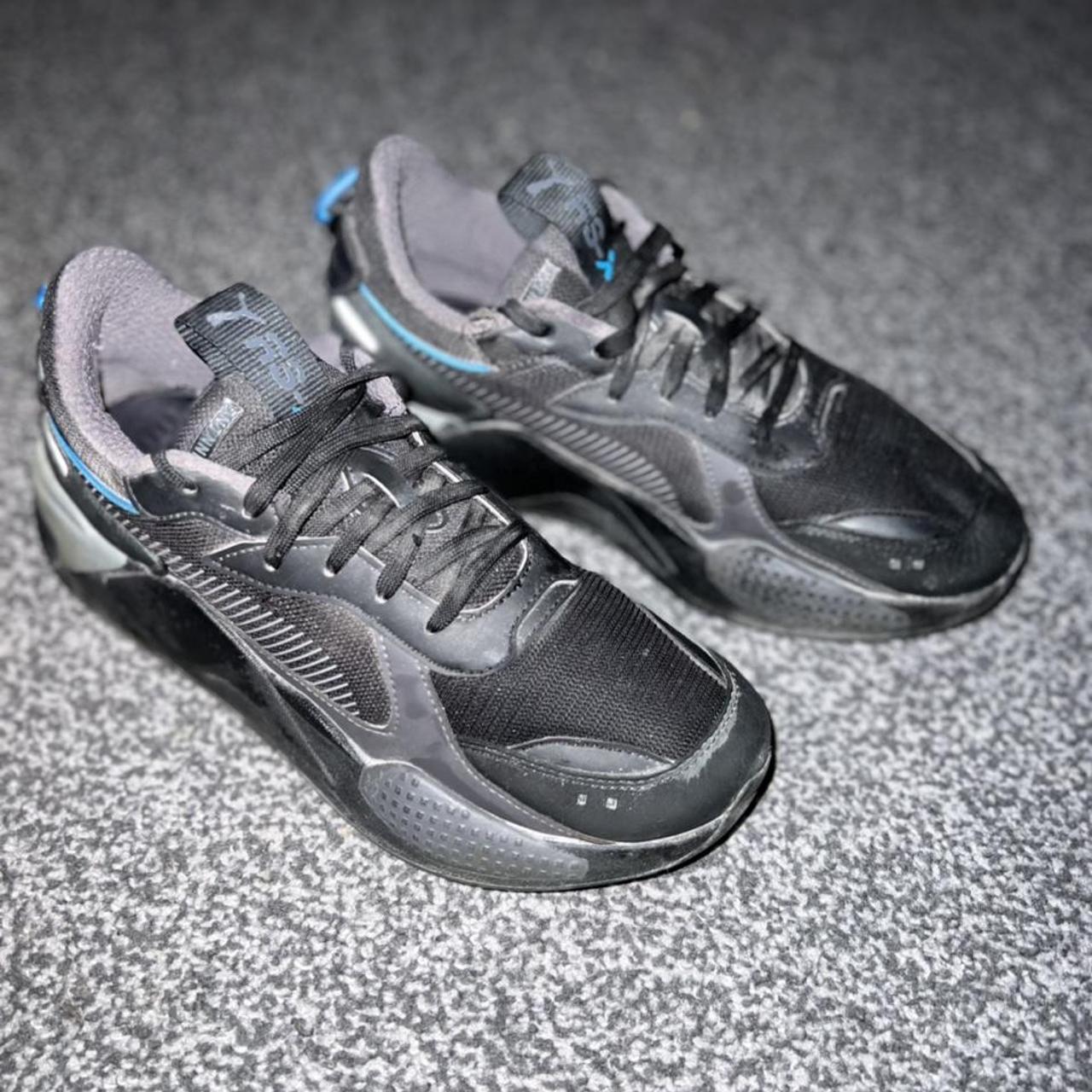 Mens Puma RSX UK SIZE 8. Black&Blue #Mens #Size8... - Depop