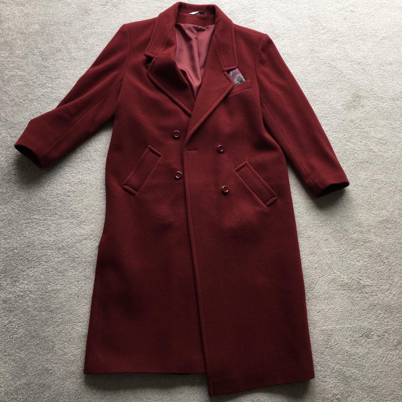 Debenhams burgundy clearance coat