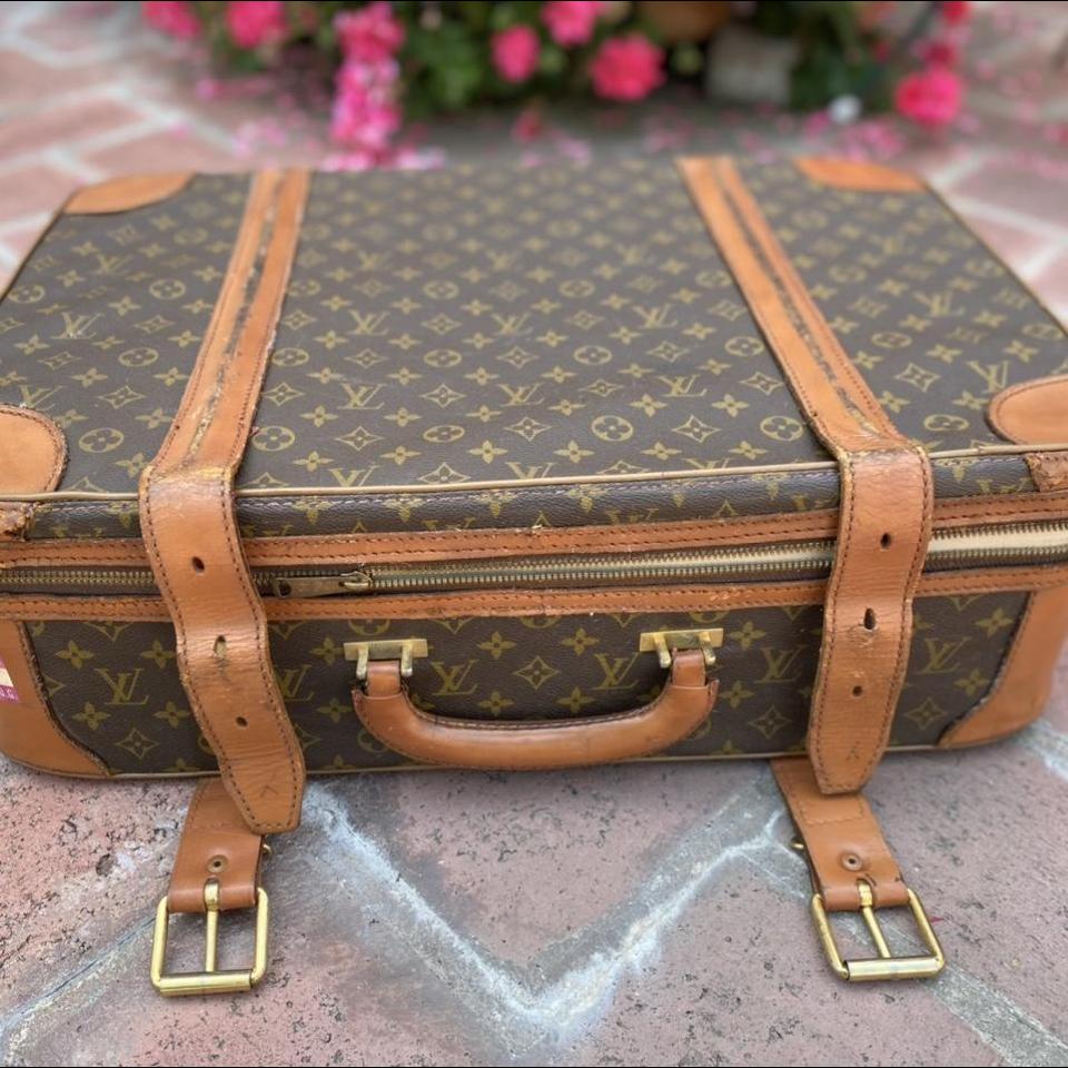 Authentic 1970s Vintage Louis Vuitton Suitcases (set - Depop