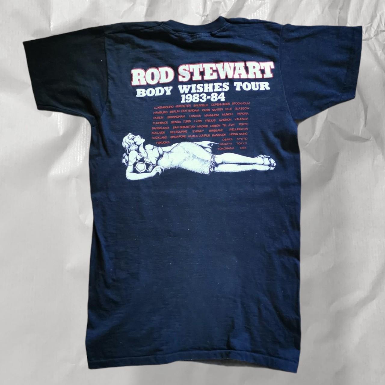 Rod Stewart 80s Tour t shirt, Vintage 1983 - 1984...