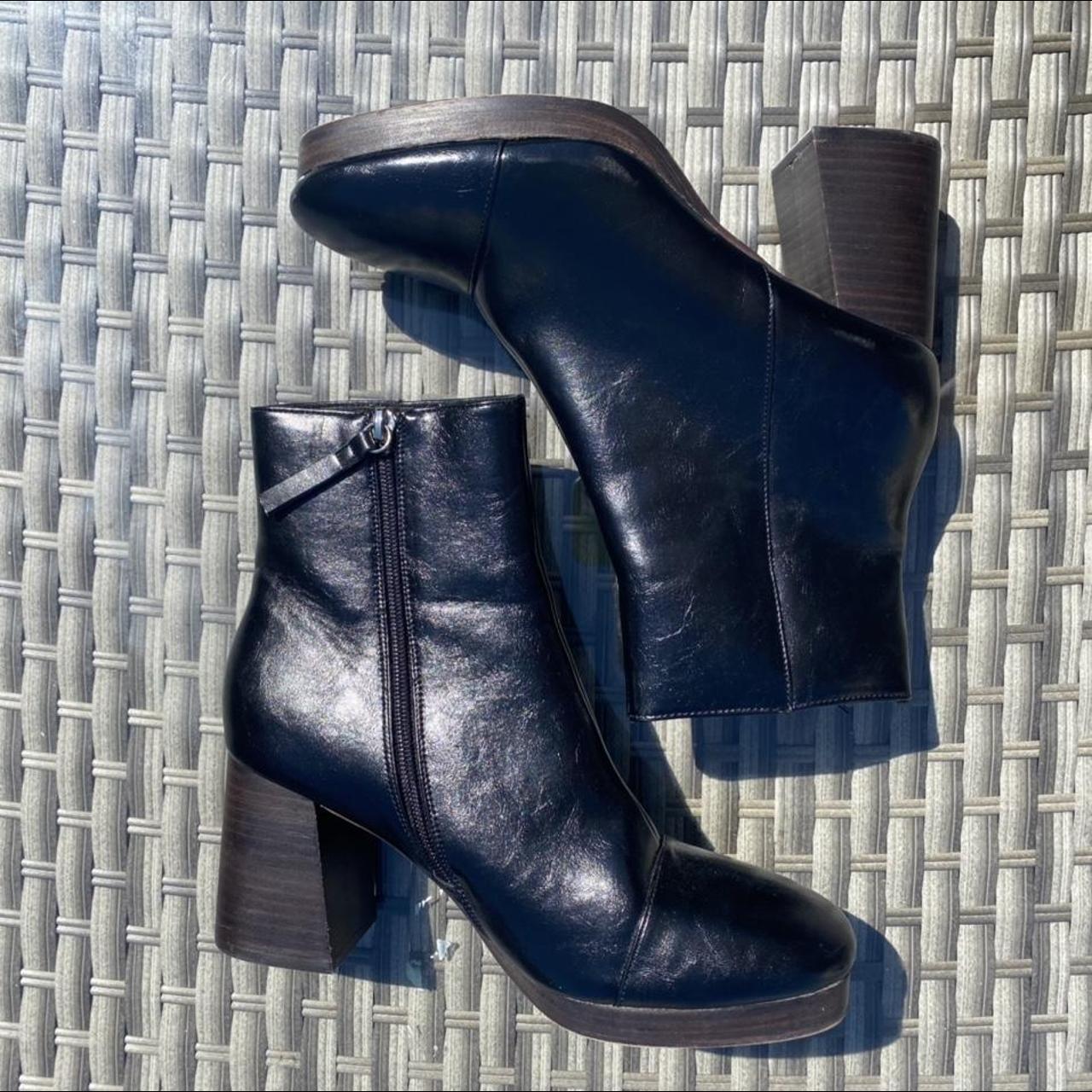 asos black platform shoes