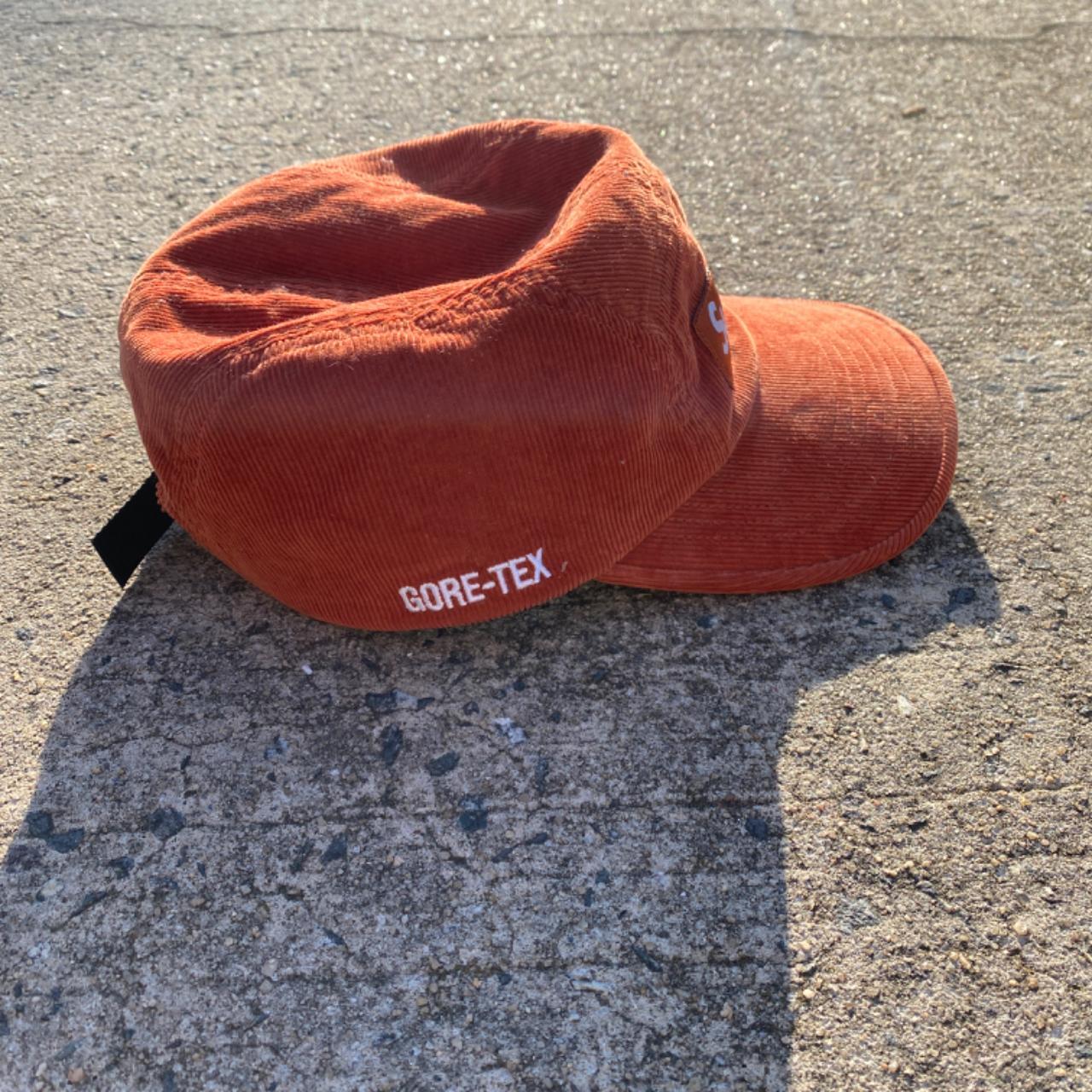 Supreme Orange corduroy gore-Tex hat Depop