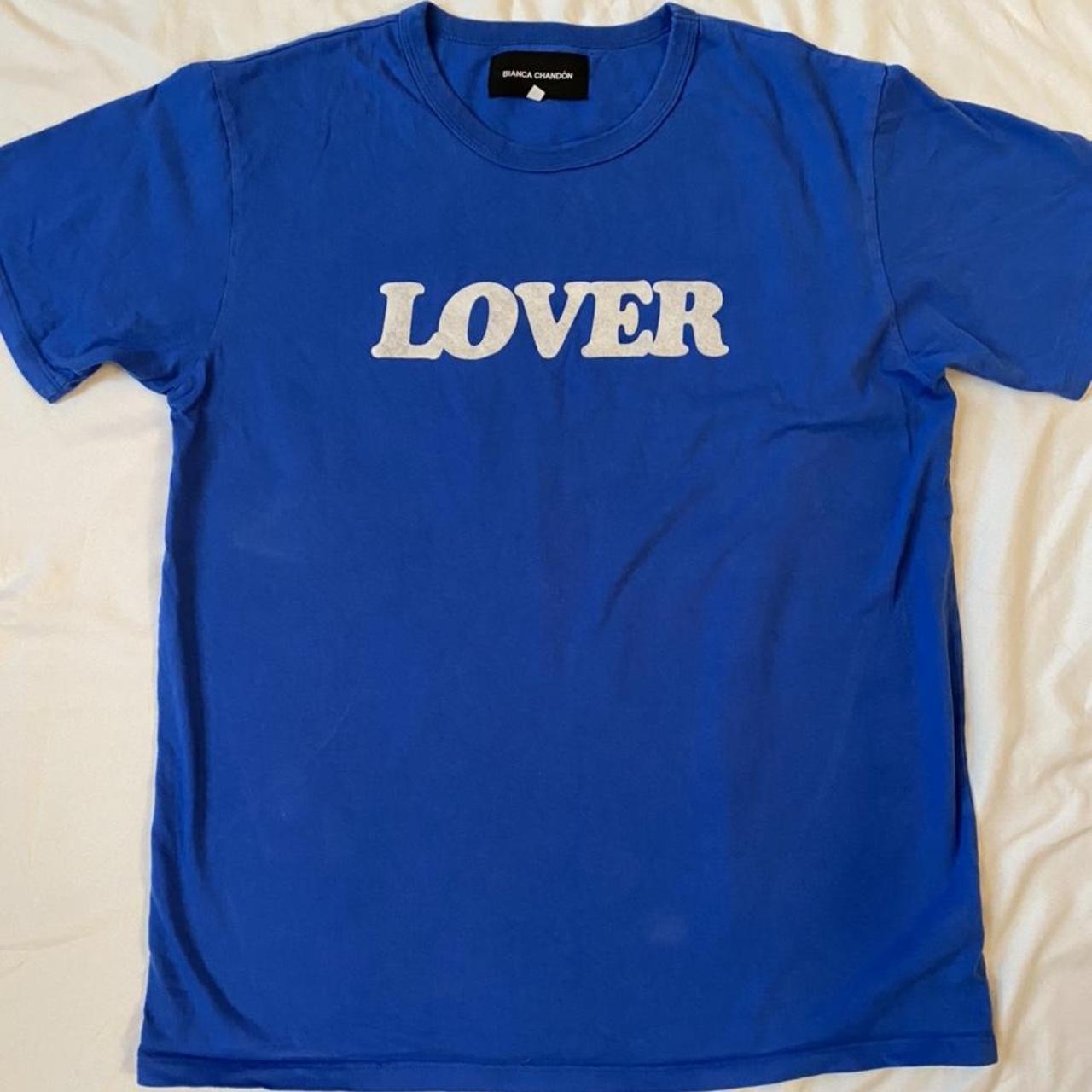 Bianca Chandon Lover Tee in Blue, Mens XL