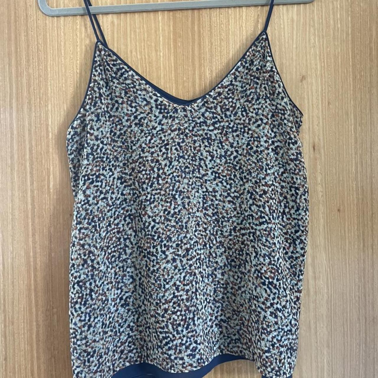 Zara Women's Blue Vests-tanks-camis | Depop