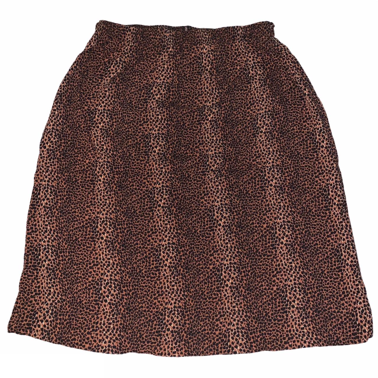 Leopard midi 2024 skirt 90s