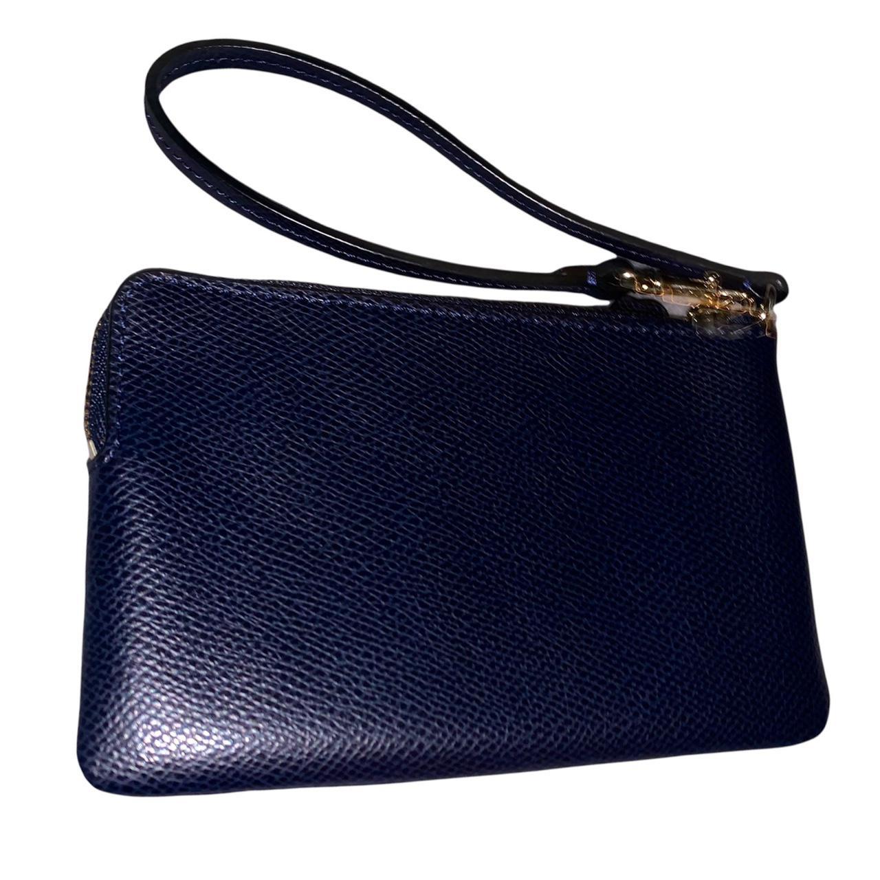 Navy coach wristlet hot sale