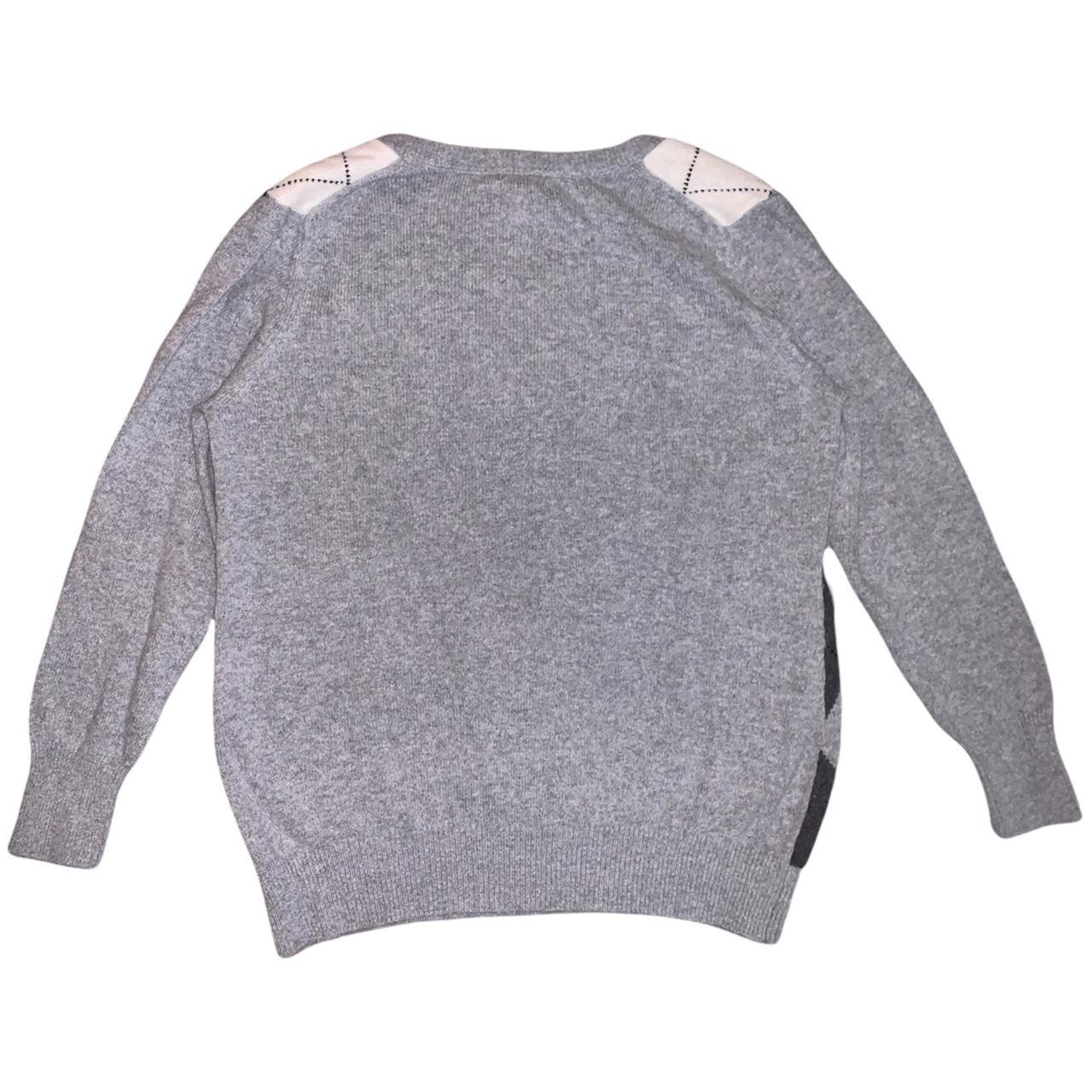 Old Navy Women's Grey and White Jumper (2)