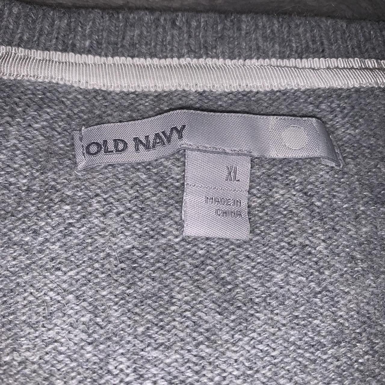 Old Navy Women's Grey and White Jumper (4)