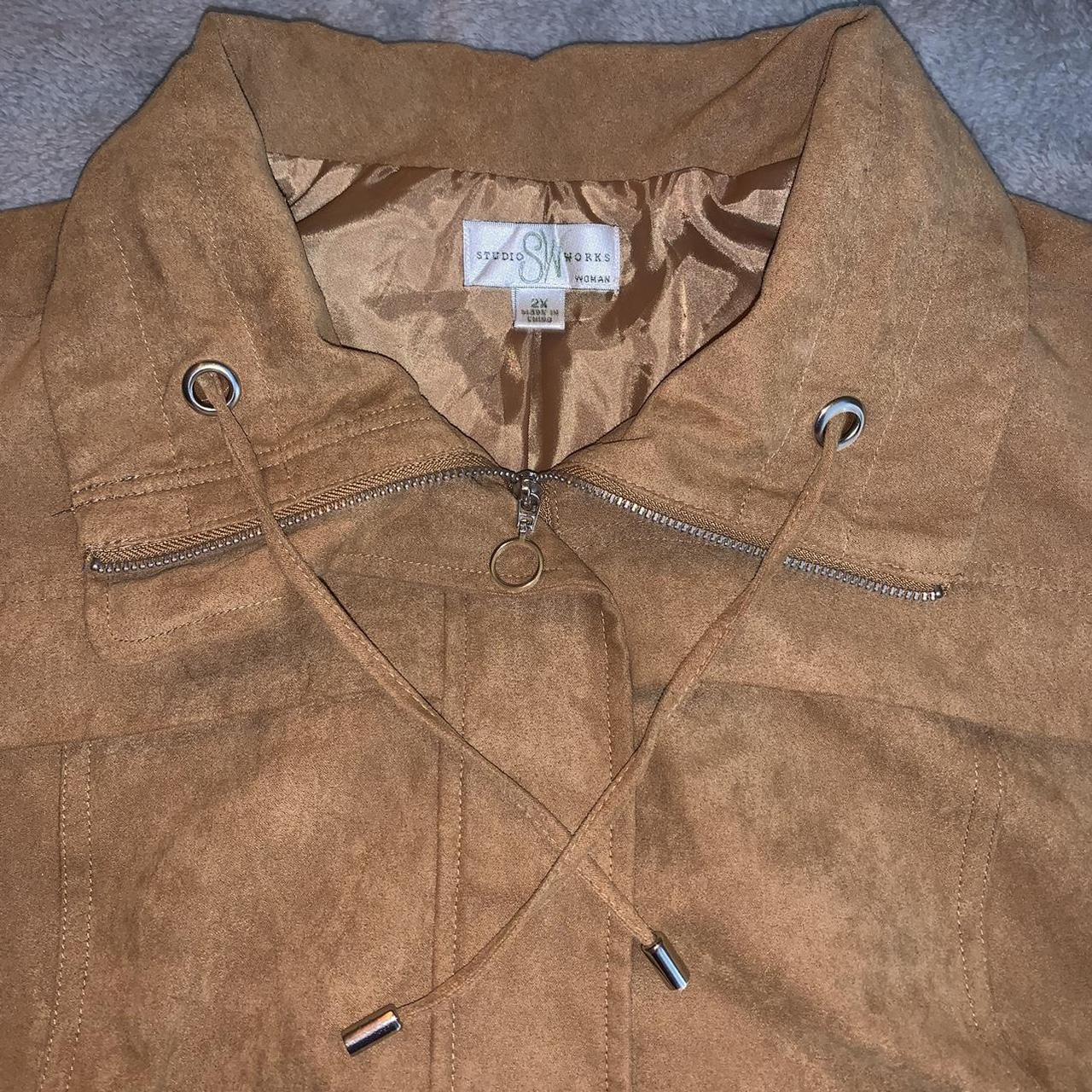 Product Image 4 - Brown Faux Suede Lightweight Jacket