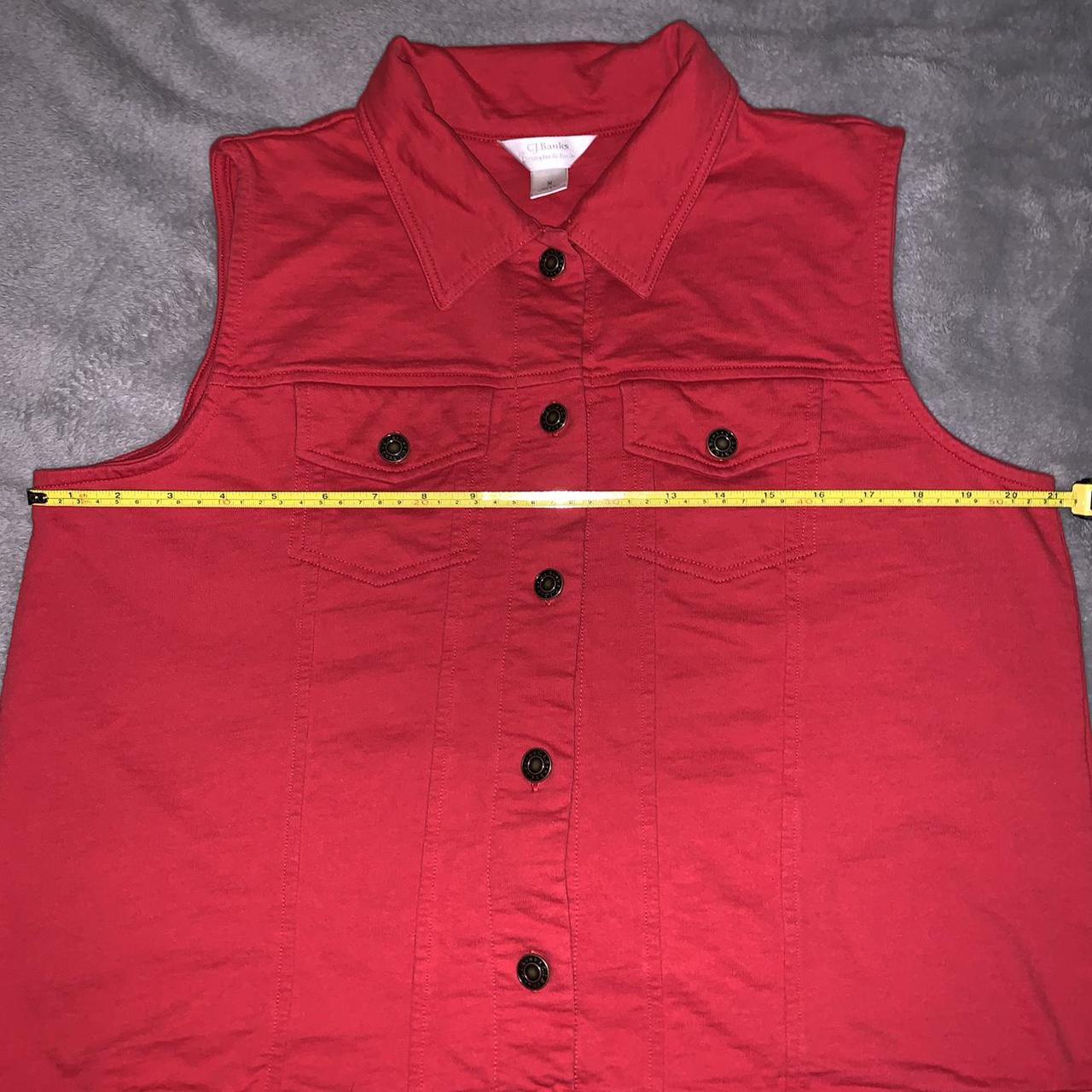 Product Image 3 - Bright Red Button Up Vest