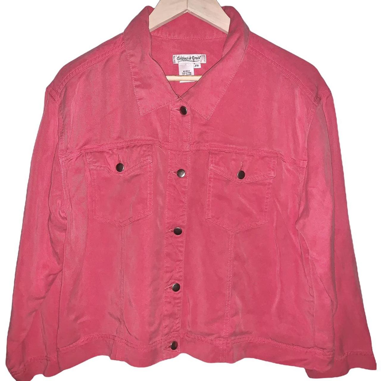 Product Image 1 - Bright Coral Pink Lightweight Button