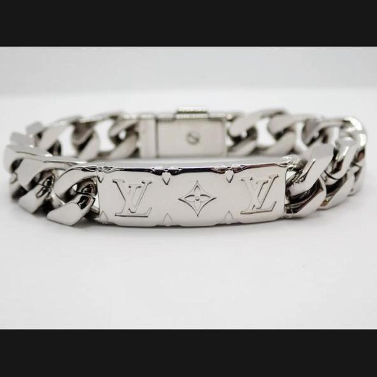 Louis Vuitton Save it monogram bracelet. Slight - Depop