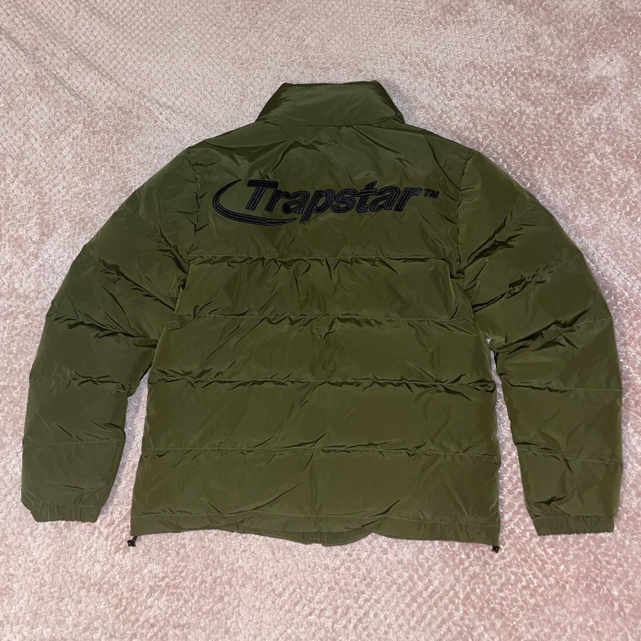 Trapstar Hyperdrive Puffer Coat Olive Green Size... Depop