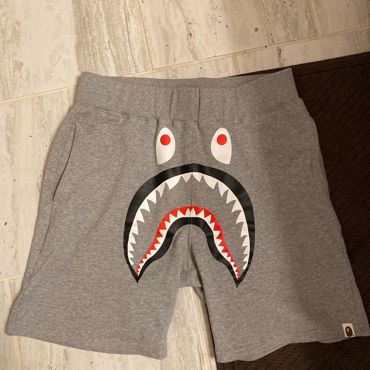 bape sweat shorts sizing