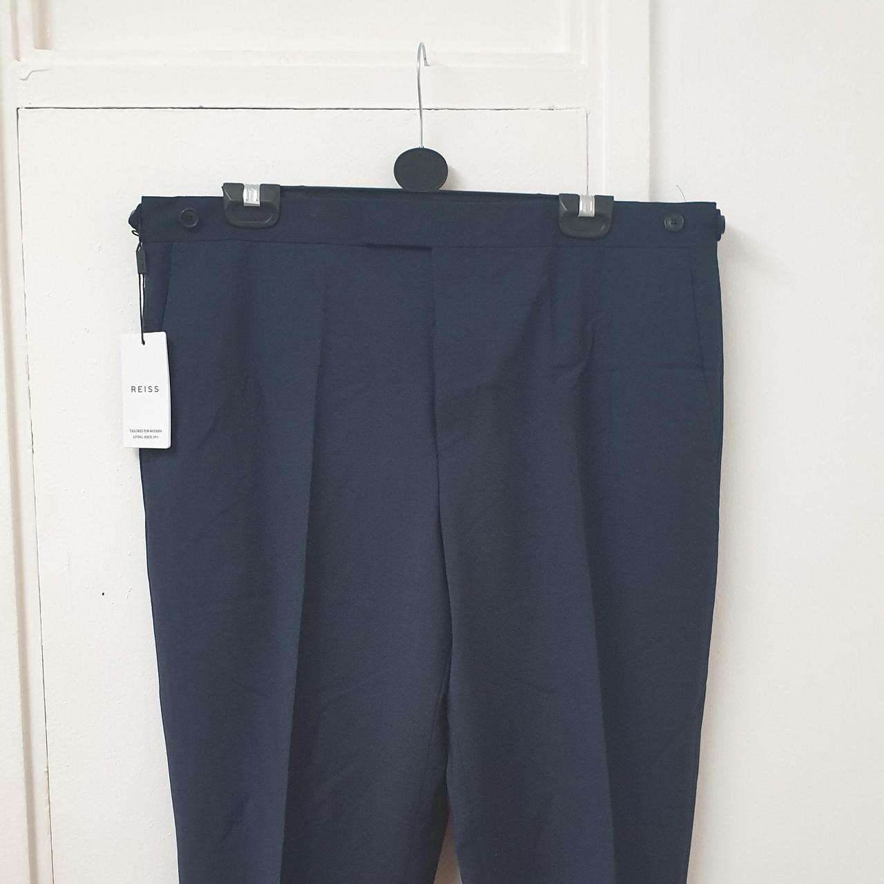 Reiss Rush-Travel Plain Trouser Navy UK 36 T... - Depop