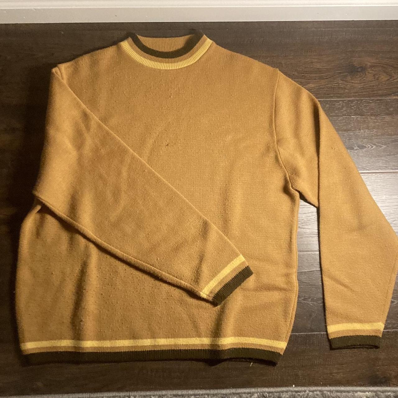 Yellow Gold and Brown Vintage “Star Trek” Longsleeve... - Depop