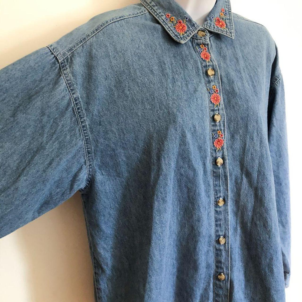 Product Image 4 - 90s Basic Edition denim embroidered