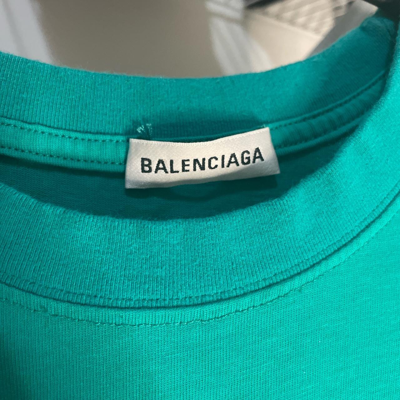 Balenciaga hot sale shirt green