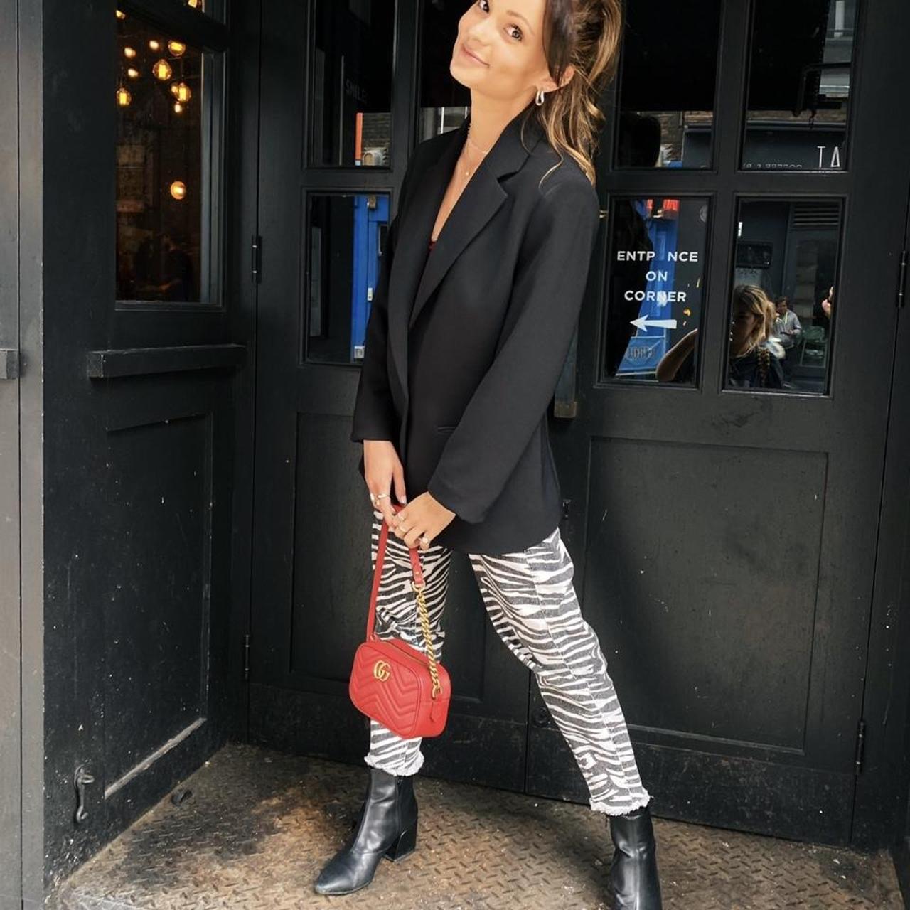 WHISTLES zebra print jeans // W24 size 4/6 // good... Depop