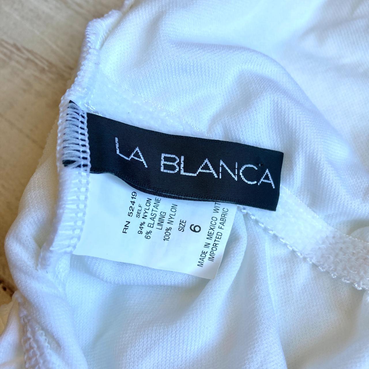 La Blanca Women's White Swimsuitonepiece Depop