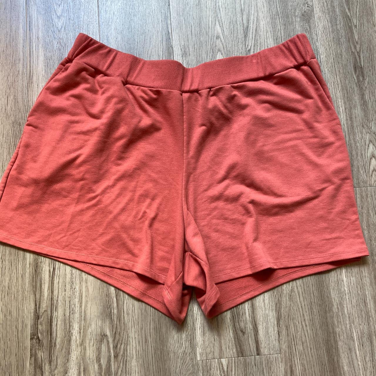 Product Image 1 - Eloquii Coral Pink Sweat Shorts