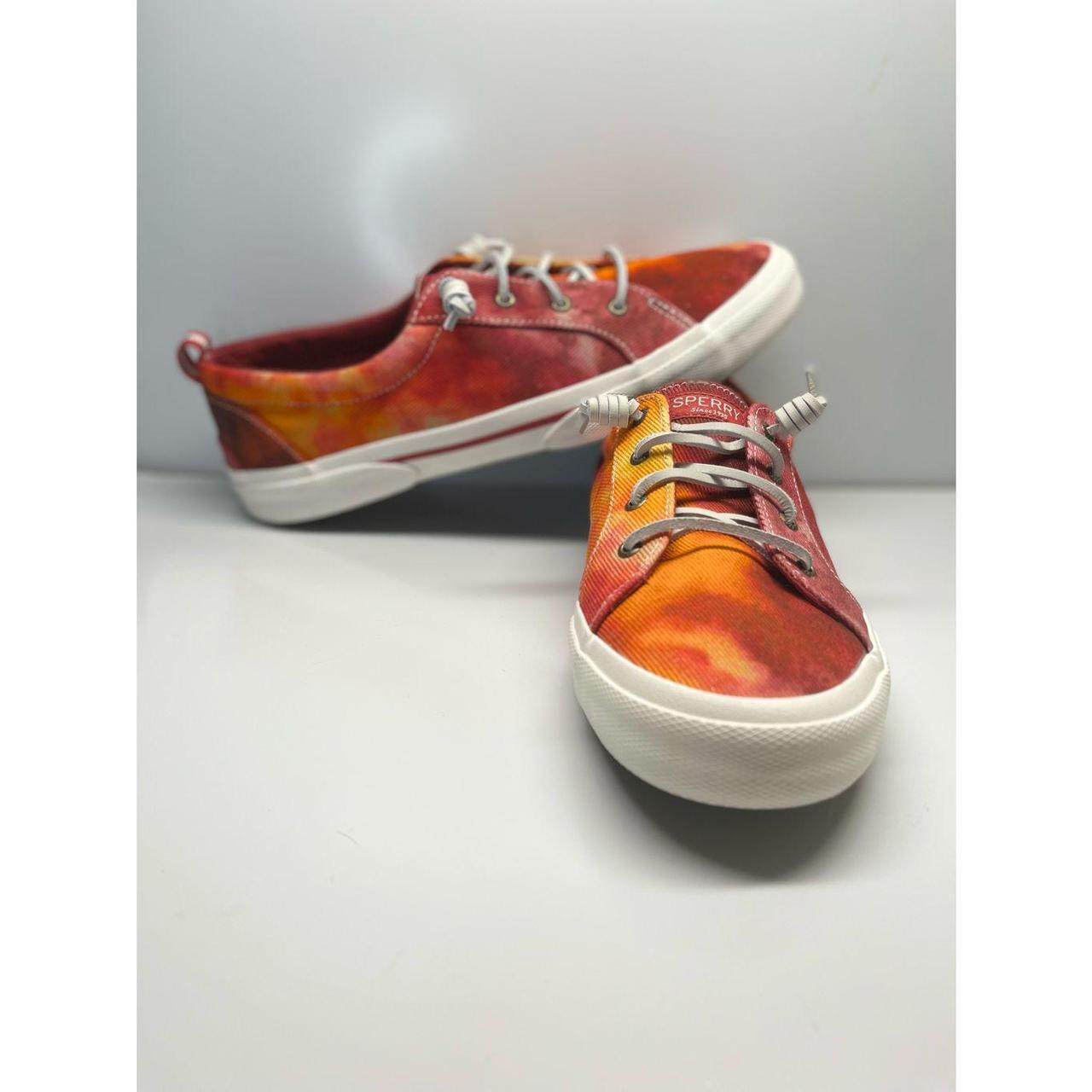 Sperry Women's Orange and Red Loafers (4)