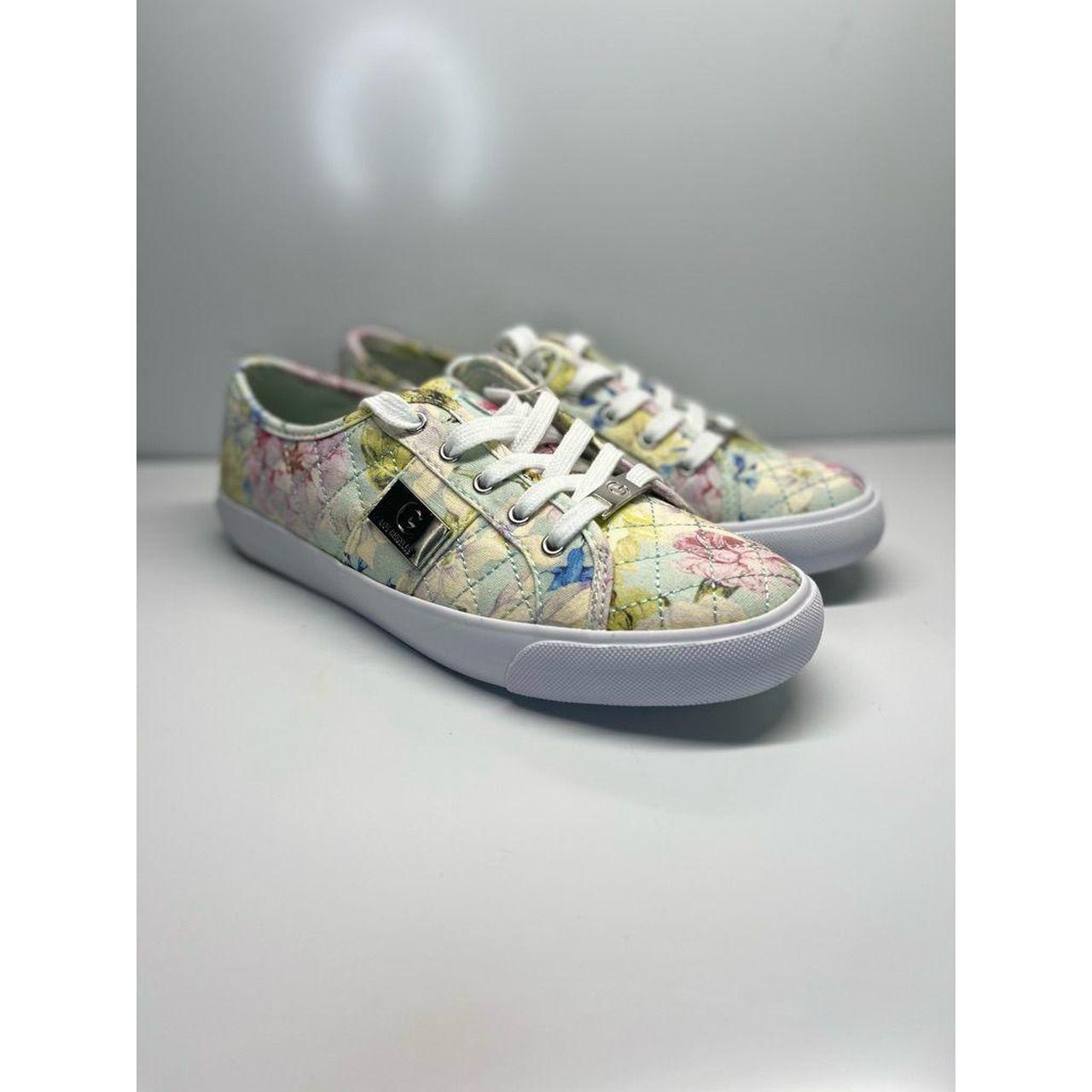 G by Guess GBG Los Angeles Backer Floral Sneaker... - Depop