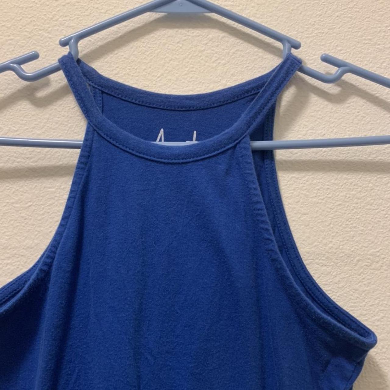 Product Image 2 - Blue High Neck Tank Top

Size