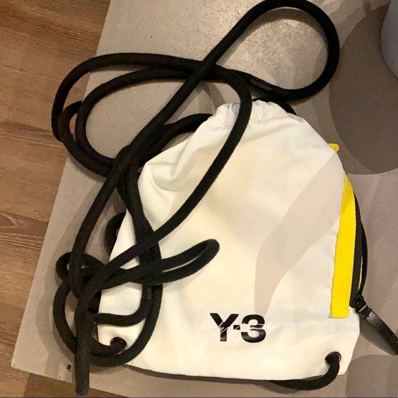 Y-3 Women's White and Yellow Bag