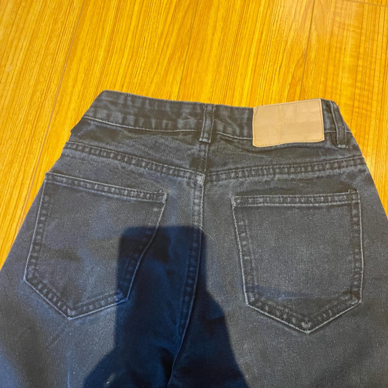 black baggyish jeans from shein actually really... Depop