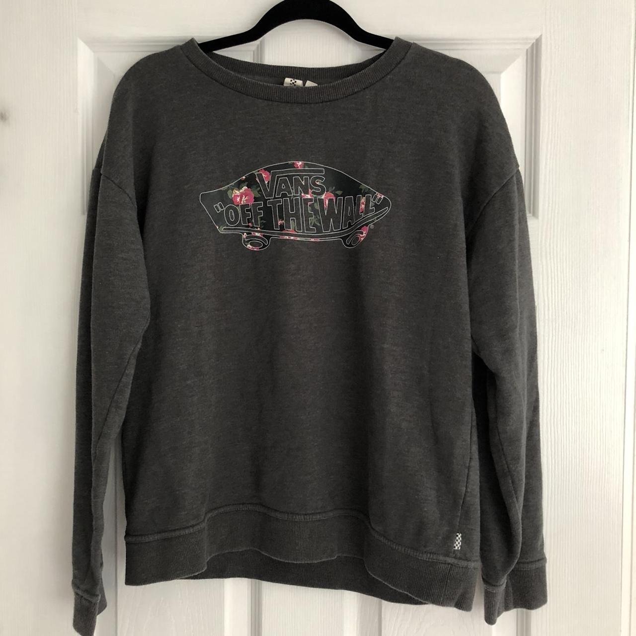 Vans off the walls crewneck Womens size medium in... - Depop