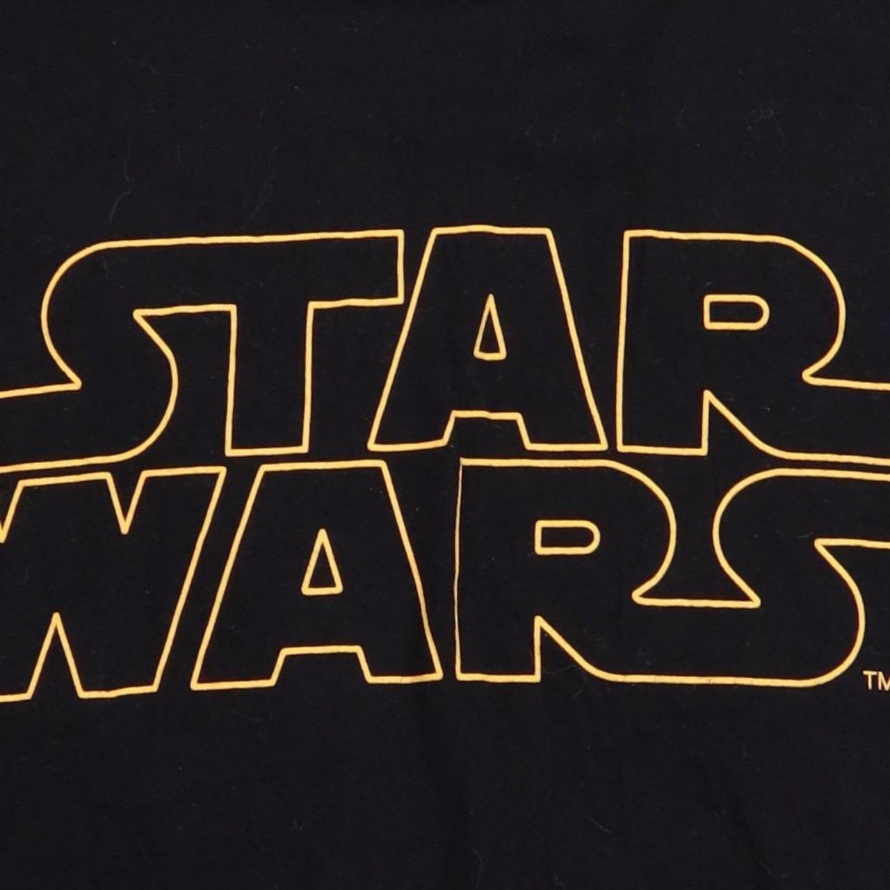 Star Wars Men's Black and Yellow T-shirt | Depop