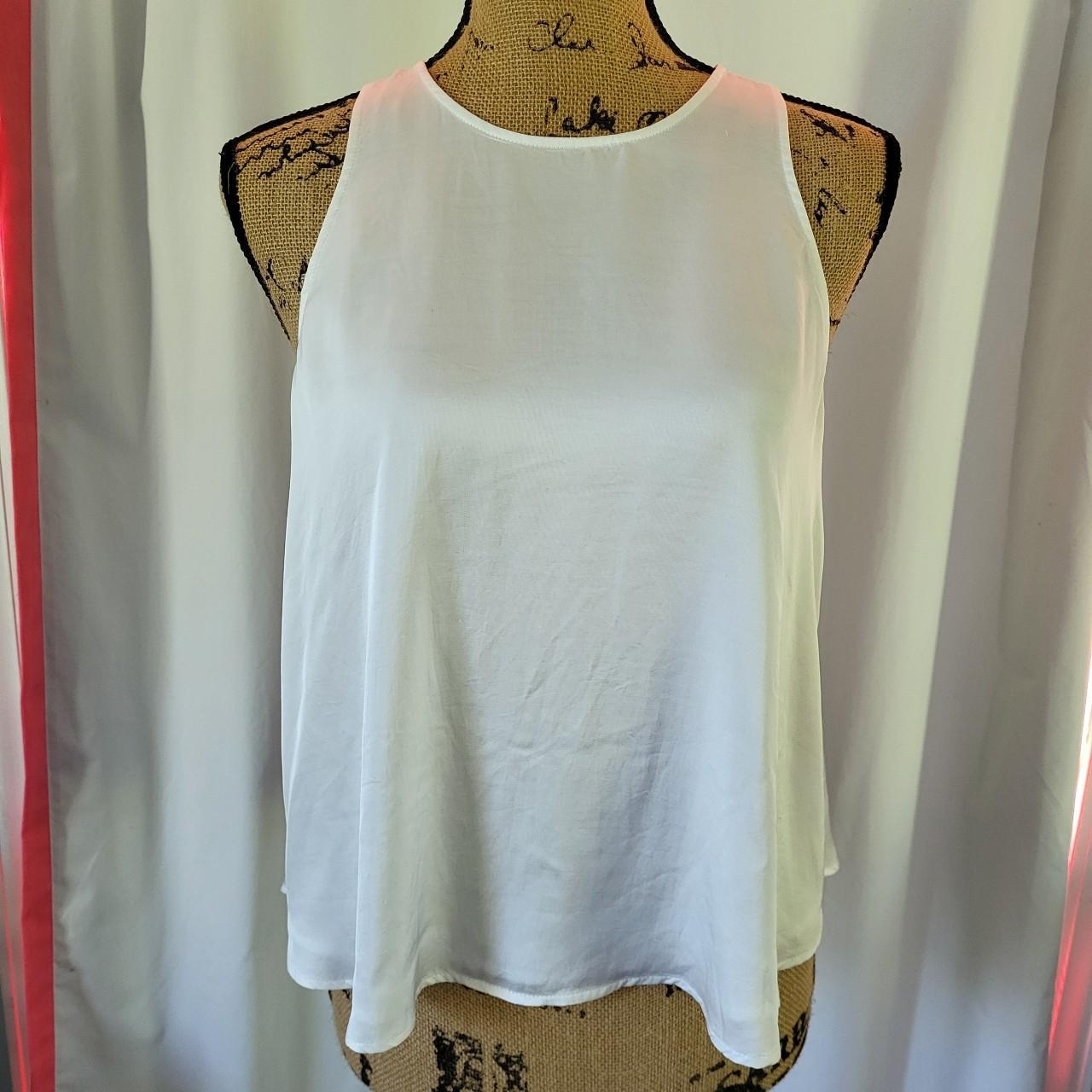 Stradivarius Simple White Top - Great... - Depop