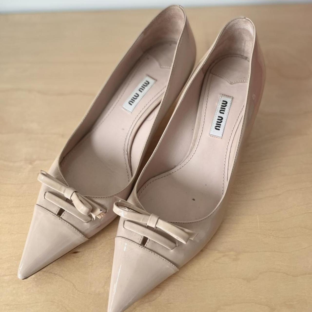 Miu miu pink store heels