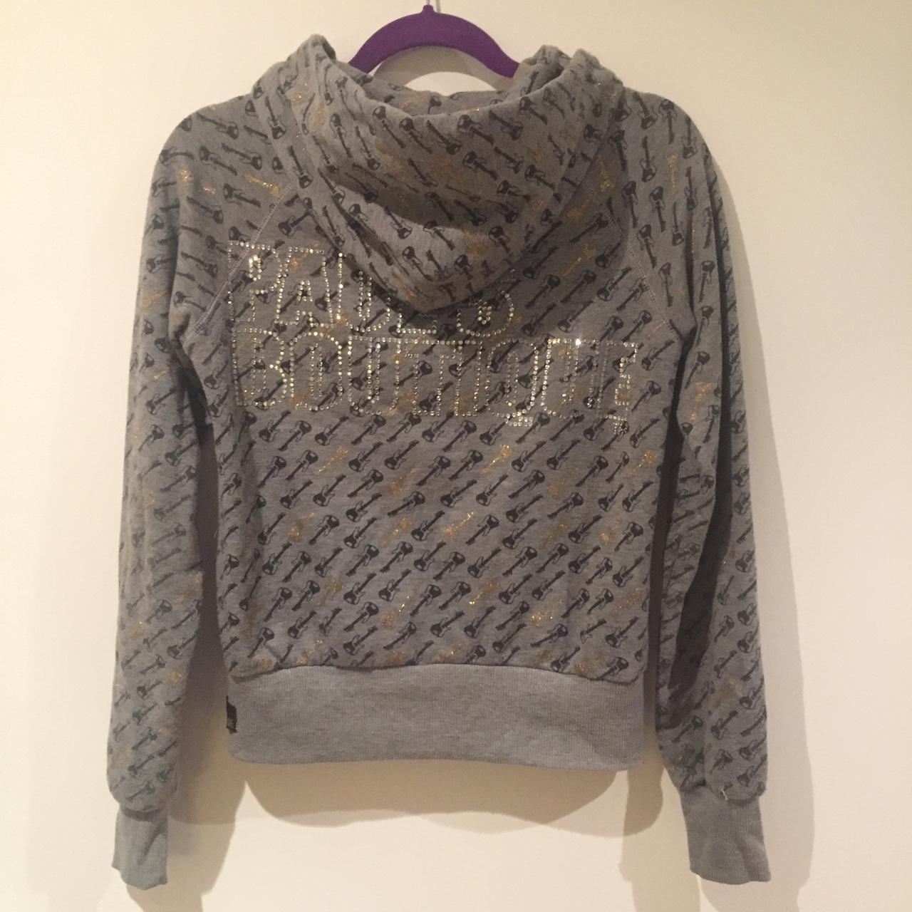 ⭐️ Pauls Boutique ⭐️ Gold & Black Guitar Print Hoody ⭐️... Depop