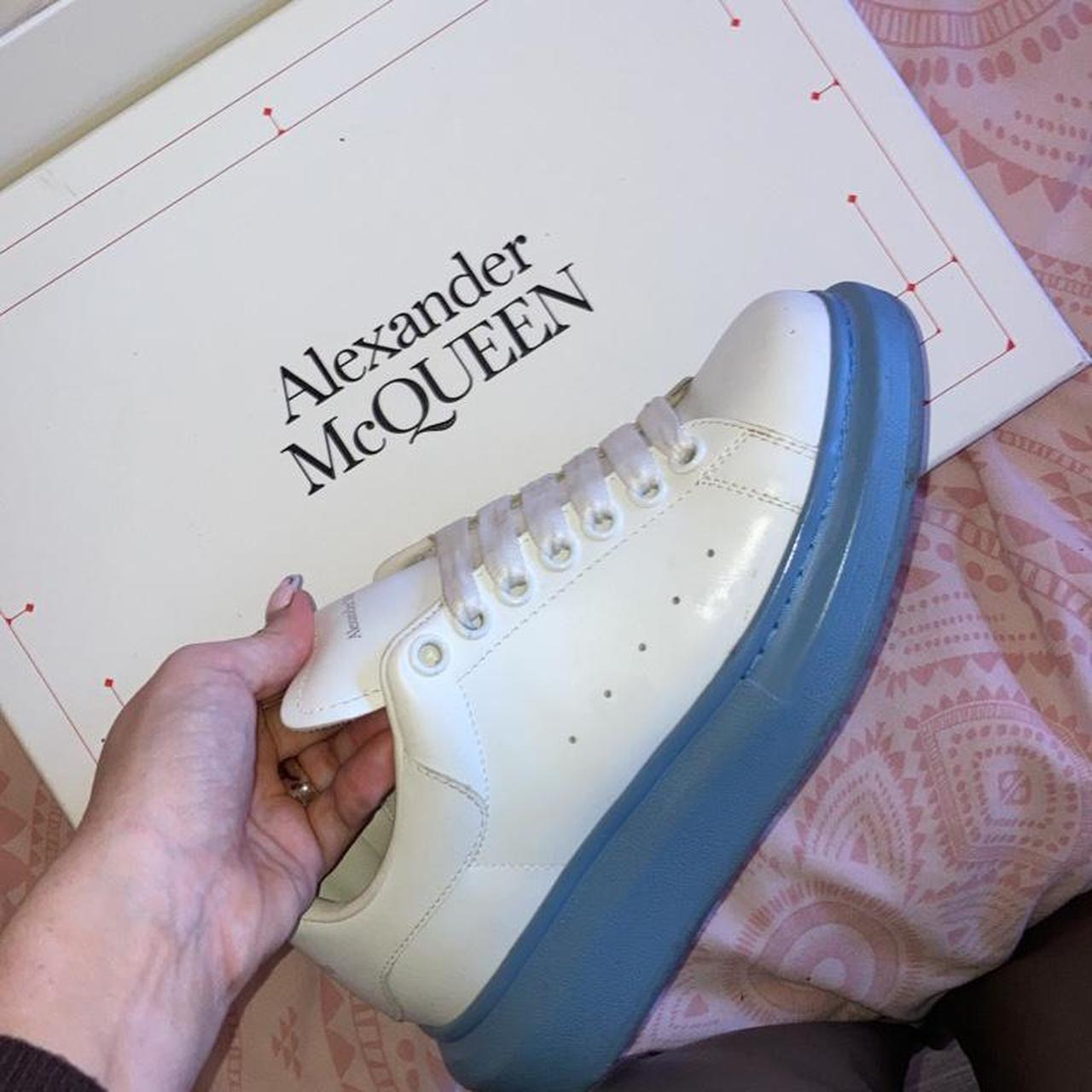 alexander mcqueen blue sole