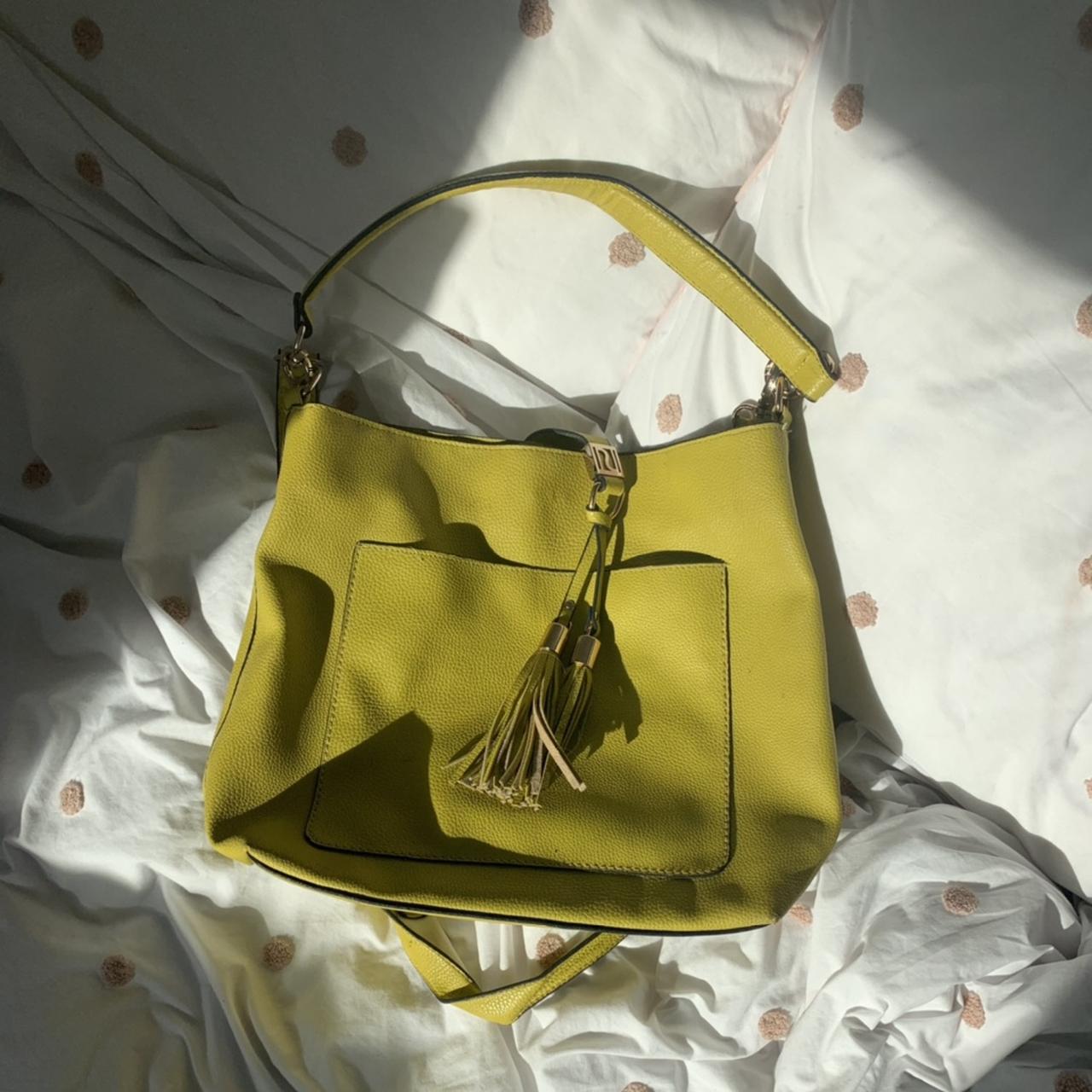 Yellow bag river island hot sale